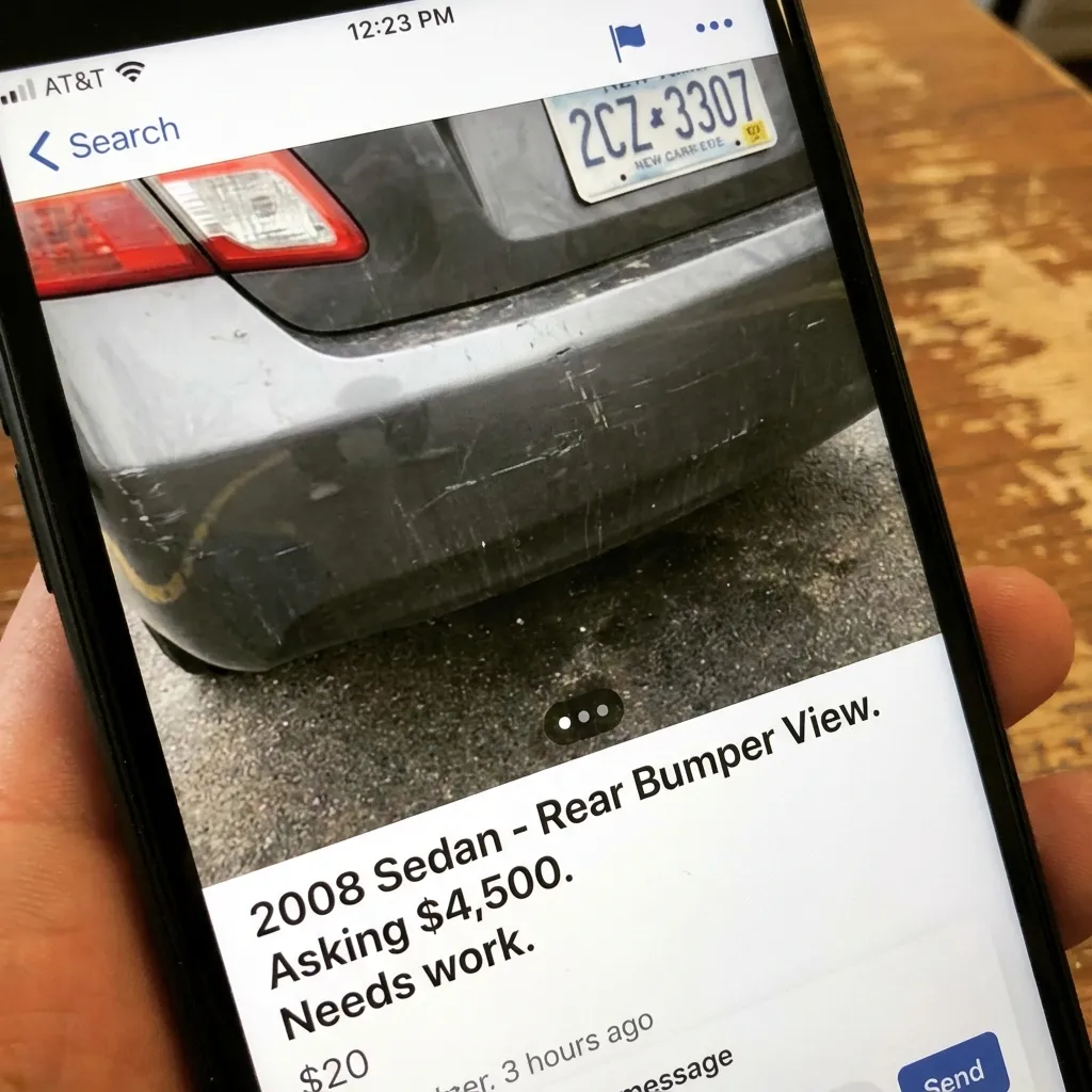 Schlechtes Startbild Auto Heck