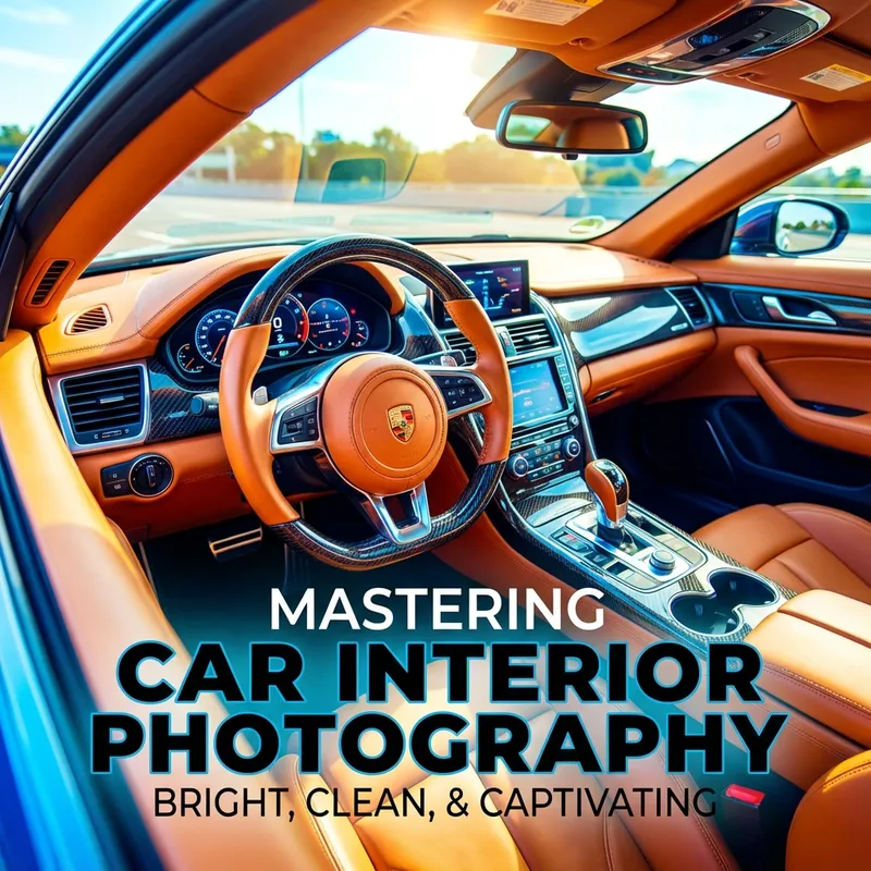 Innenraum-Fotografie: Cockpit & Sitze perfekt ablichten