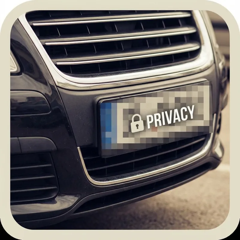 Kennzeichen zensieren: Warum und wie es sicher geht